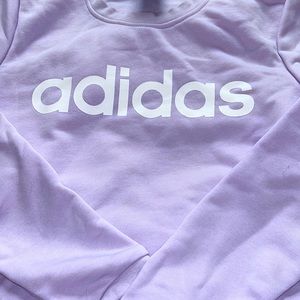 Beatiful, Adidas, extra small sweatshirt, in the color light purple